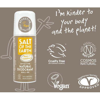 Ambra Sandalwood Natural Roll On Deodorant - Prírodný guličkový dezodorant s ambrou a santalom